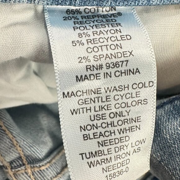 NEW! Mens Arizona Jean Advance Flex 360 Straight Jeans $50 Split Cut Knees 36X29 - Picture 8 of 13